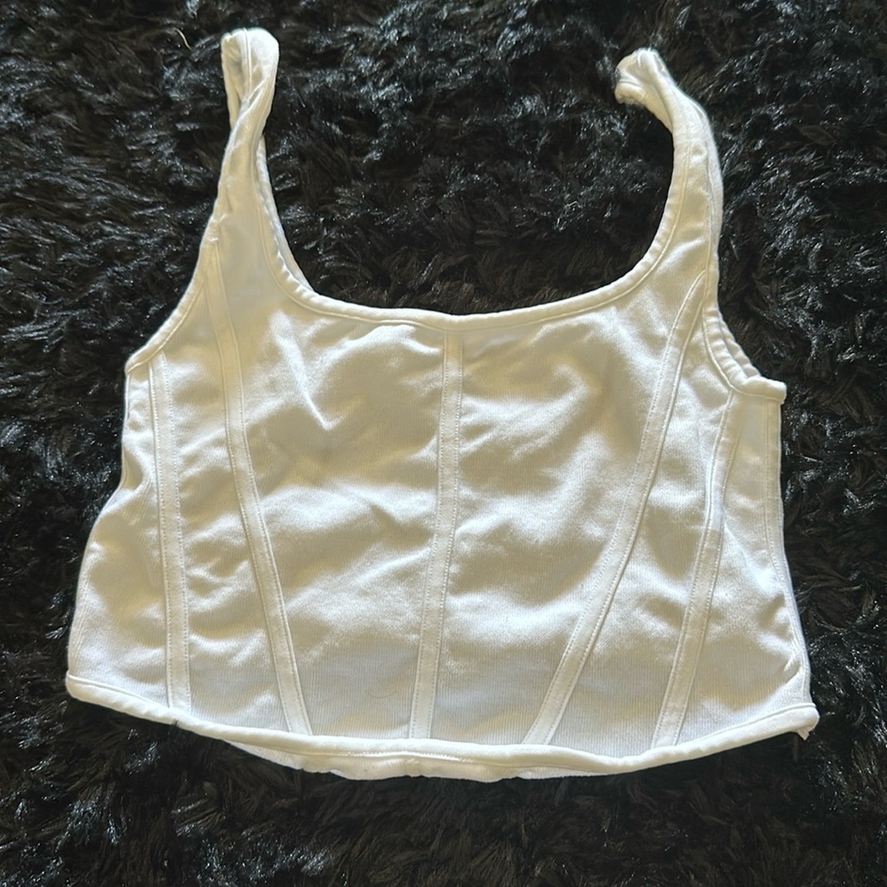 White Corset Top